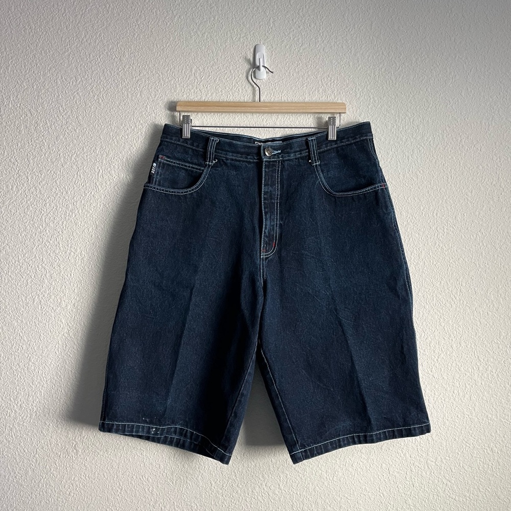 South Pole Jean Shorts Blue Denim Skater Mens Baggy Y2K Hip Hop size 36